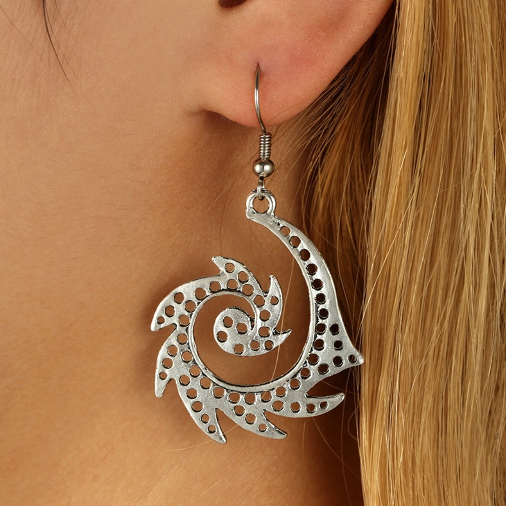 925 Silver-Plated Vintage Bohemian Earrings